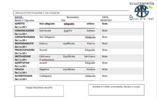 griglia osservazione integrazione sociale