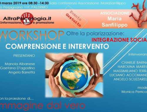 30 Marzo 2019 WORKSHOP sull’integrazione sociale.